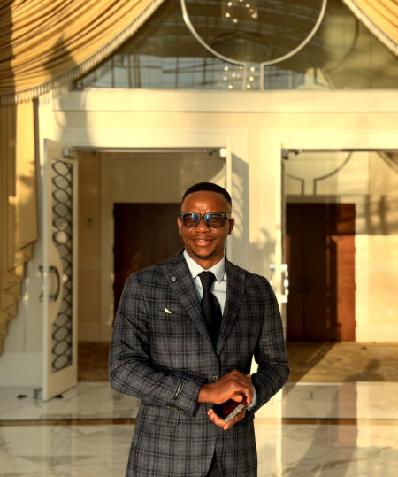 man with eyeglasses smiling