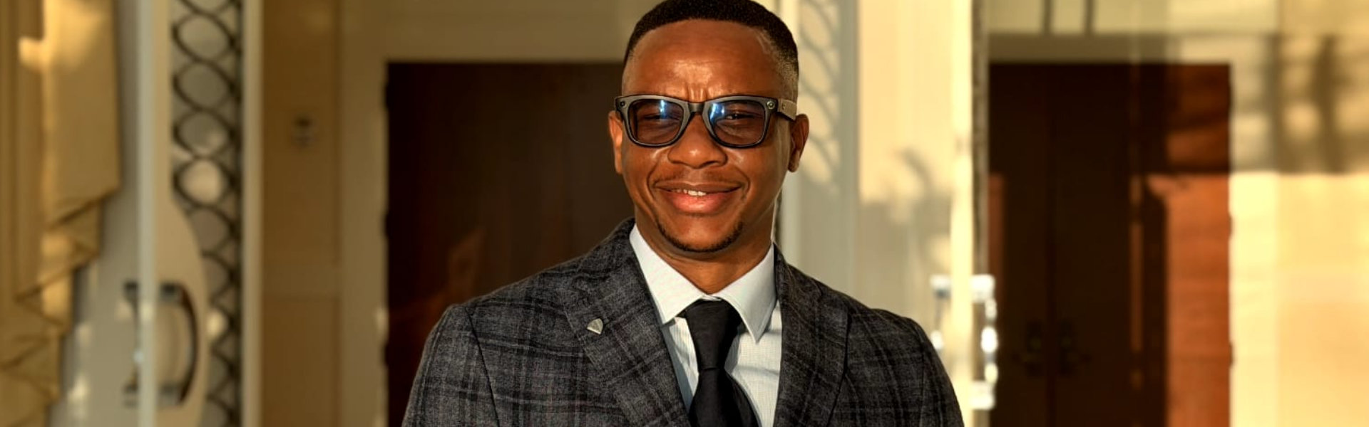 man smiling